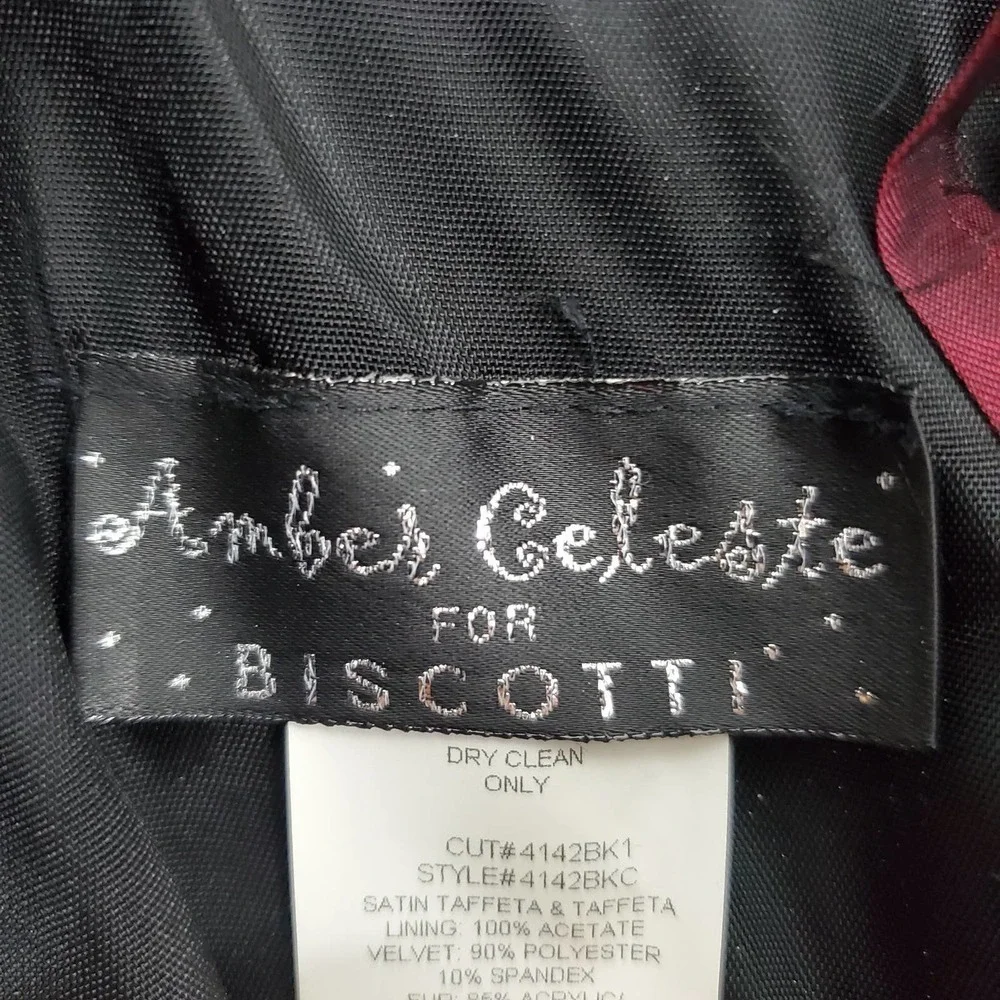 Amber Celeste for Biscotti Belted Formal Holiday Birthday Floral Dress Size 6X